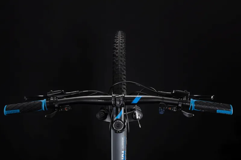 2019 Cube Aim SL Mens Hardtail Mountain Bike - Iridium/Blue-1