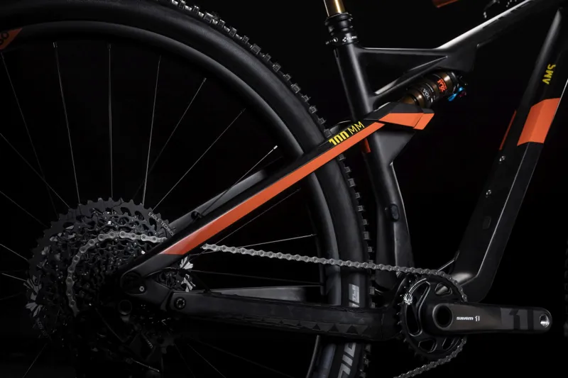 2019 Cube AMS 100 C:68 TM 29 Mens Mountain Bike - Grey/Orange-1