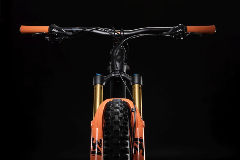 2019 Cube AMS 100 C:68 TM 29 Mens Mountain Bike - Grey/Orange-5