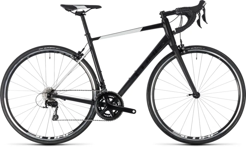 2018 Cube Attain SL Road Bike - Black/White