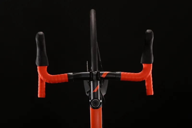 2019 Cube Attain SL Disc Mens Road Bike - Grey/Orange-1