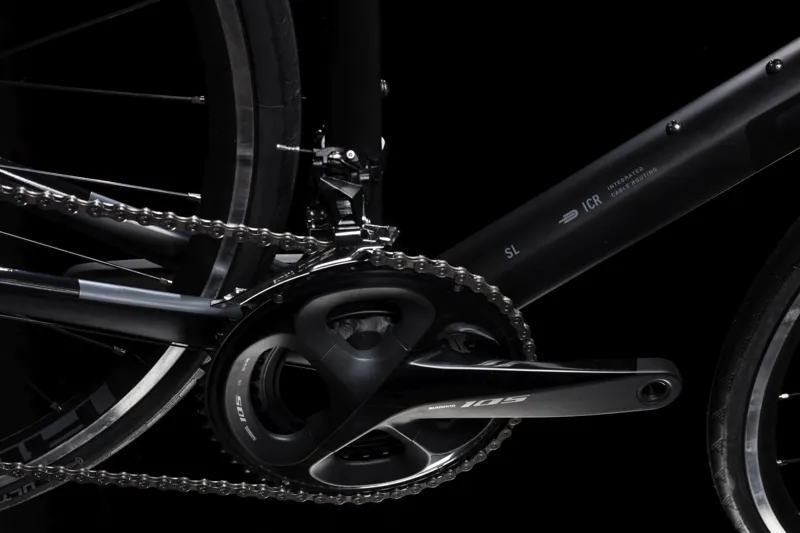 2019 Cube Attain SL Mens Road Bike - Black/Grey-4