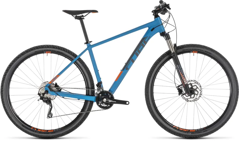 2019 Cube Attention SL Mens Hardtail Mountain Bike - Blue/Orange