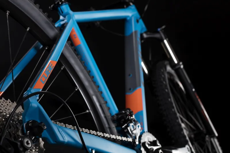 2019 Cube Attention SL Mens Hardtail Mountain Bike - Blue/Orange-4