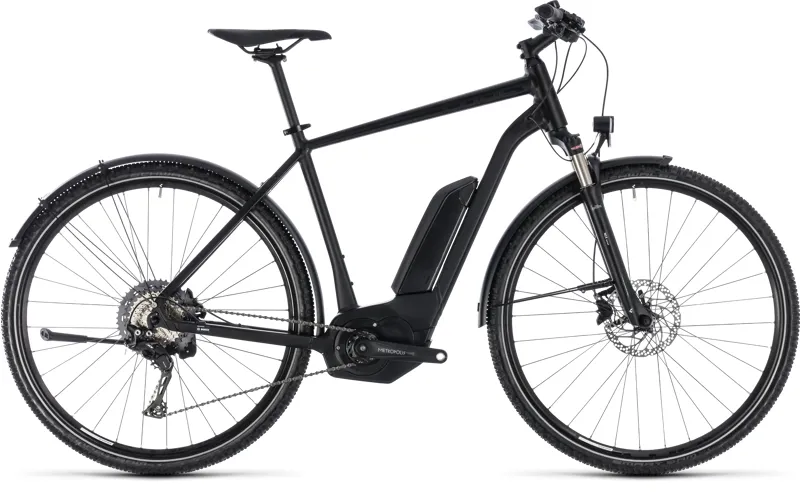2018 Cube Cross Race Allroad 500 Hybrid Bike - Black/White