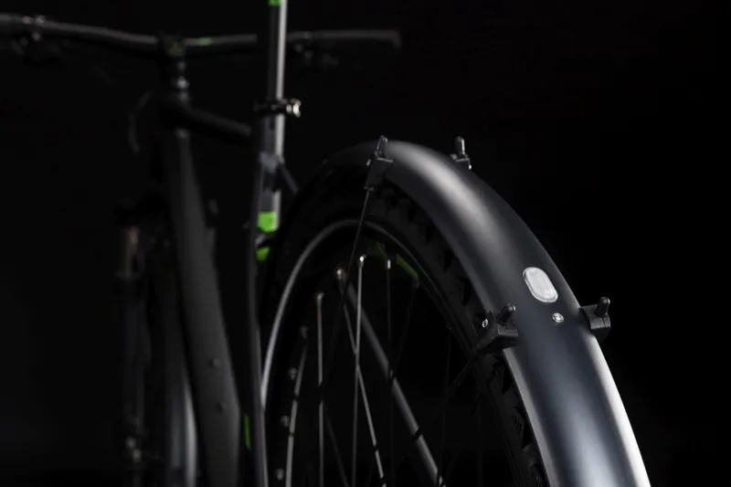2019 Cube Cross Allroad Step-Through Hybrid Bike - Iridium/Green-4