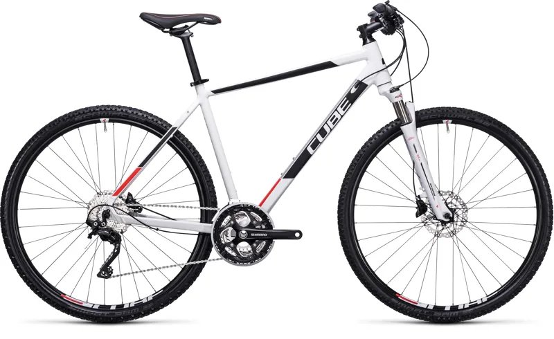 2017 Cube Cross Bike - White/Flash Red