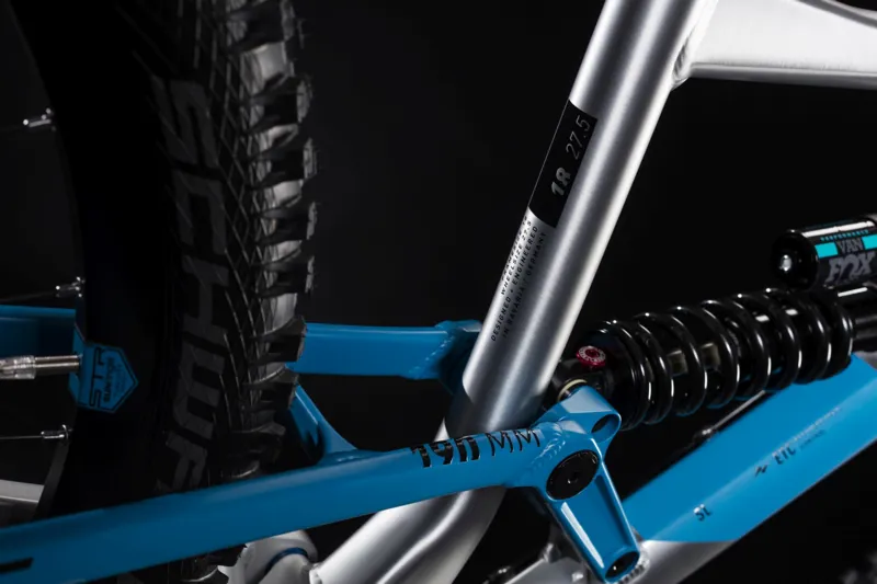 2019 Cube Hanzz 190 SL 27.5 Mens Mountain Bike - Metal/Petrol-4