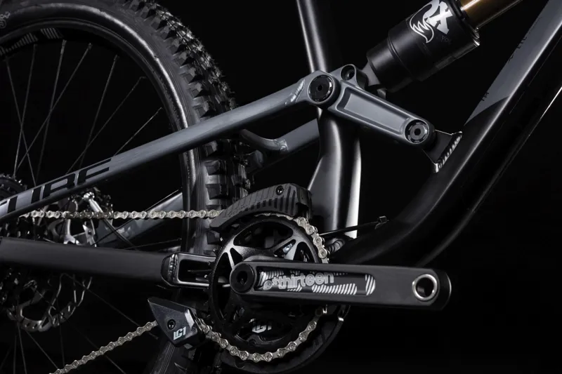 2019 Cube Hanzz 190 TM 27.5 Mens Mountain Bike - Black/Grey-1