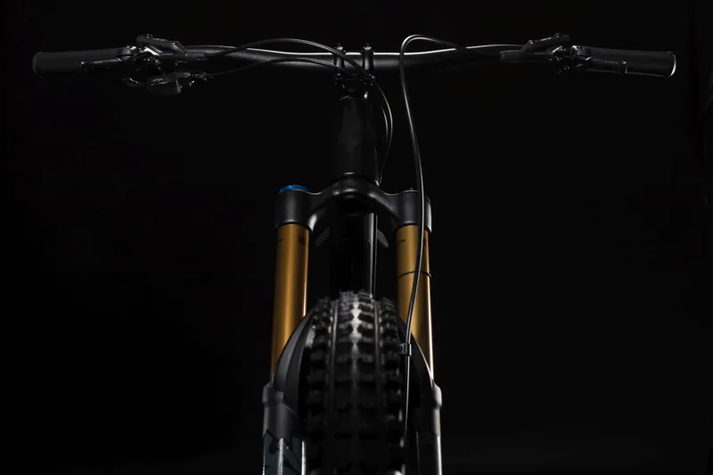 2019 Cube Hanzz 190 TM 27.5 Mens Mountain Bike - Black/Grey-2