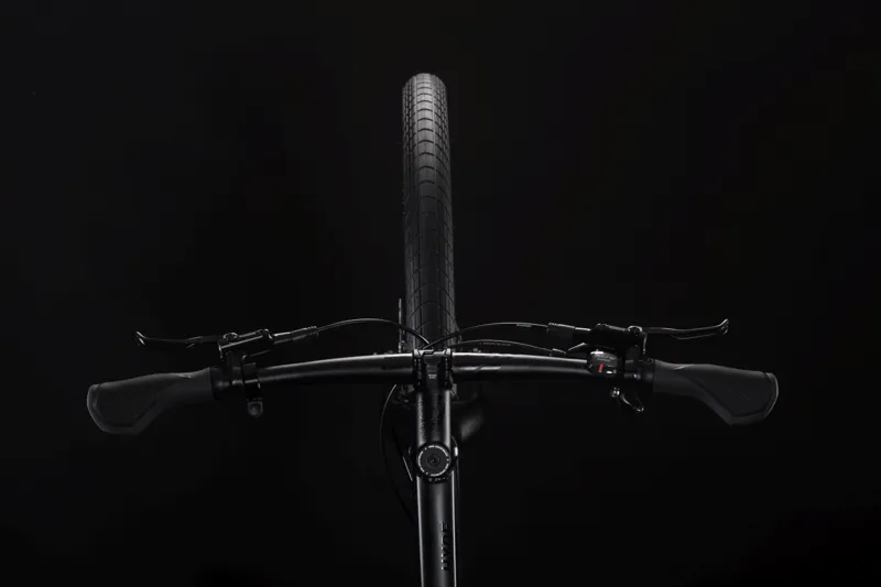 2019 Cube Hyde Pro Step-Through Hybrid Bike - Black/Blue-4