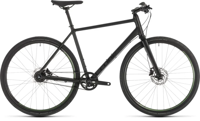 2019 Cube Hyde Race Mens Hybrid Bike - Black/Green