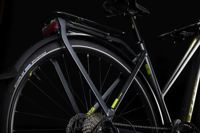 2019 Cube Kathmandu Exc Step-Through Hybrid Bike - Iridium/Green-3