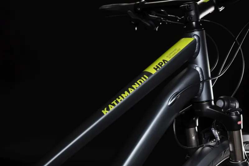 2019 Cube Kathmandu Exc Step-Through Hybrid Bike - Iridium/Green-4