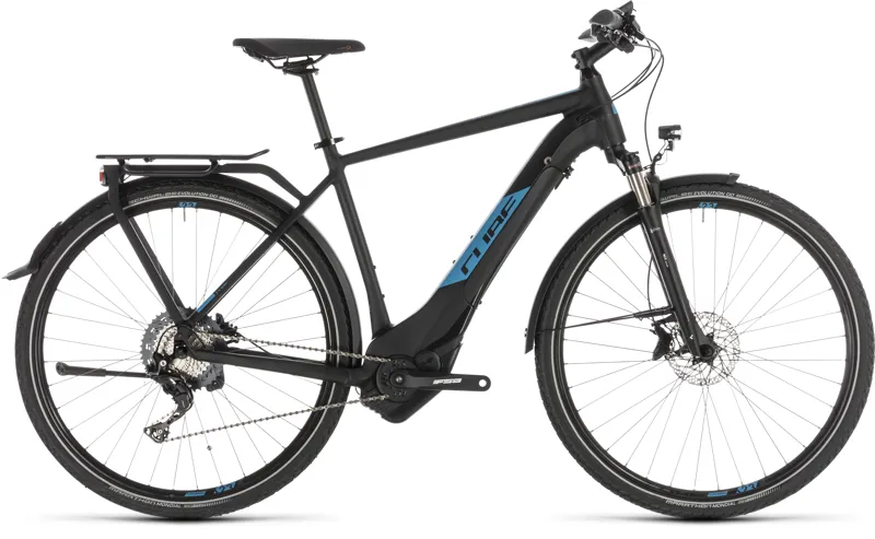 2019 Cube Kathmandu Hybrid Exc 500 Electric Bike - Black/Blue