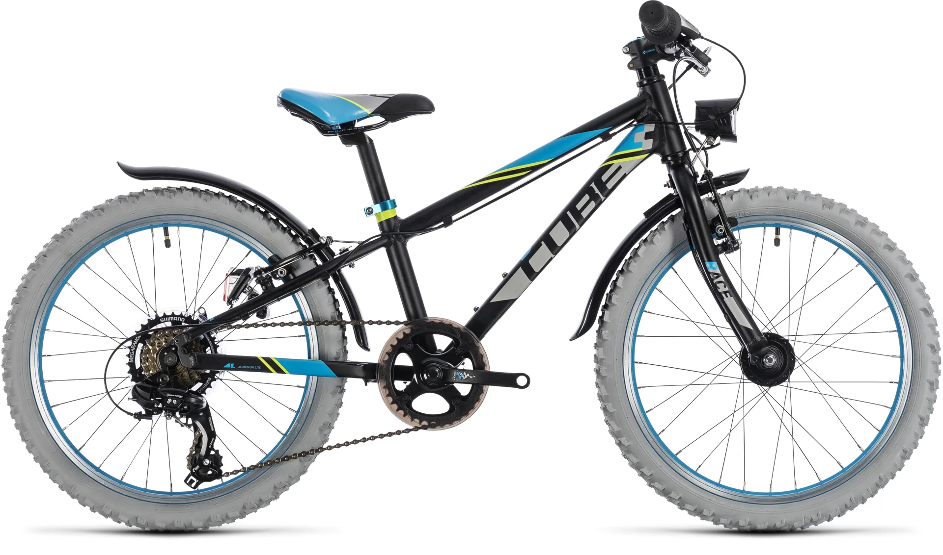2018 Cube Kid 200 Allroad Mountain Bike Black Blue