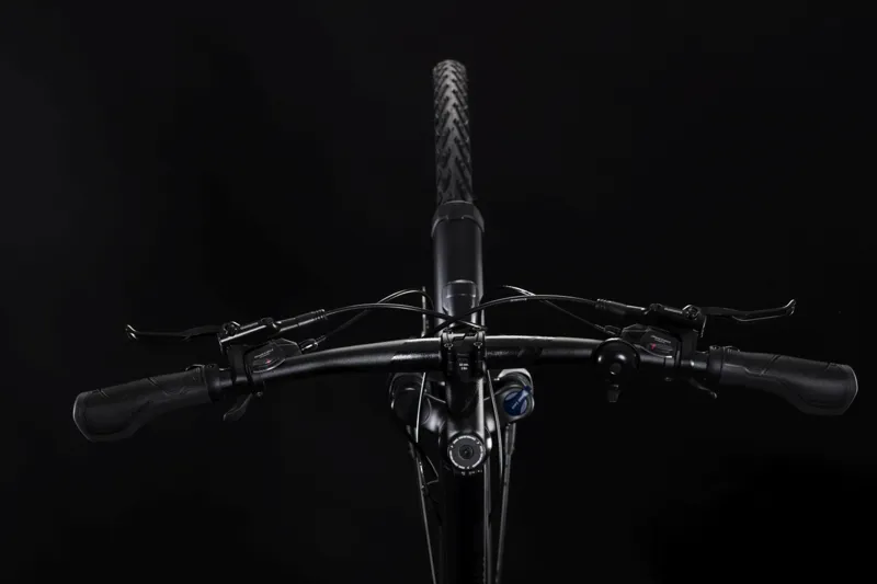 2019 Cube Nature Exc Allroad Step-Through Hybrid Bike - Black/Grey-1