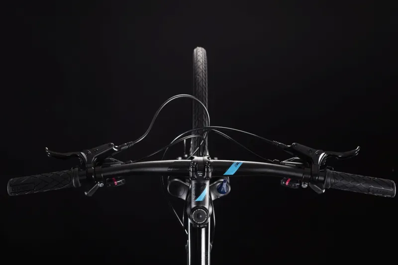 2019 Cube Nature Hybrid Bike - Iridium/Blue-1