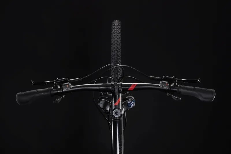 2019 Cube Nature Pro Mens Hybrid Bike - Black/Red-4