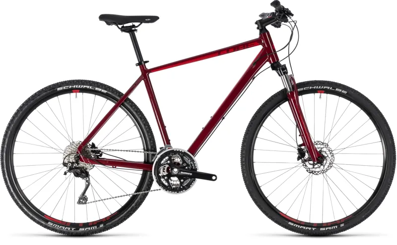 2018 Cube Nature SL Touring Bike Dark Red