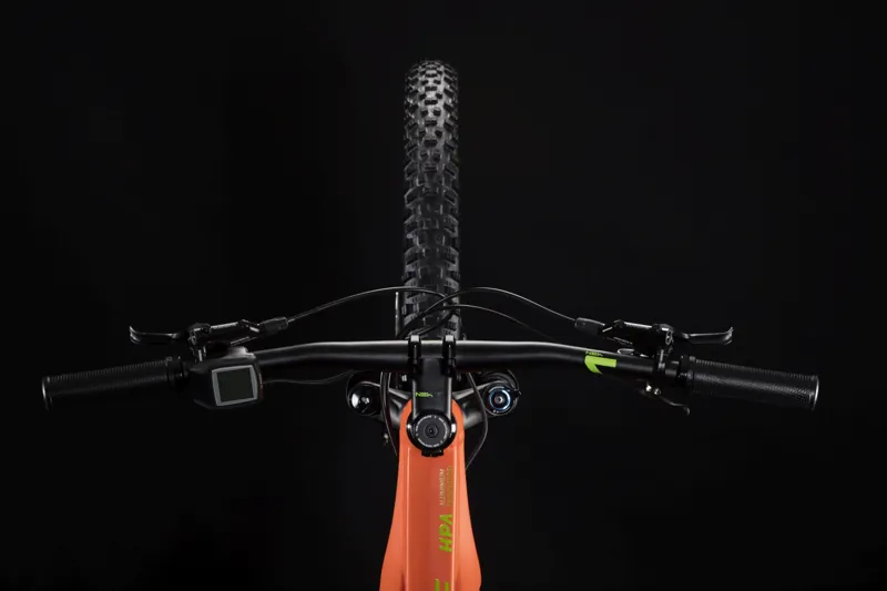 2019 Cube Reaction Hybrid SL 500 Kiox Electric Mountain Bike - Orange-1