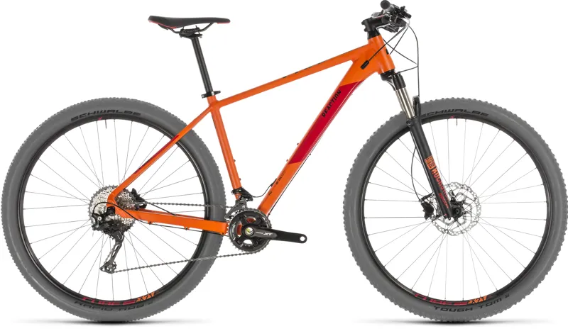 2019 Cube Reaction Pro Mens Hardtail Mountain Bike - Orange/Red