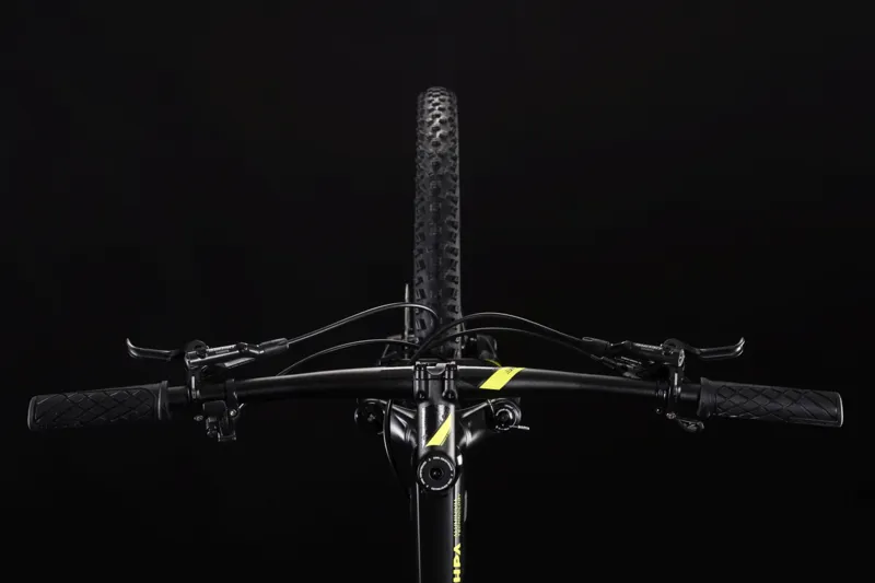 2019 Cube Reaction Race Mens Hardtail Mountain Bike - Black/Yellow-1