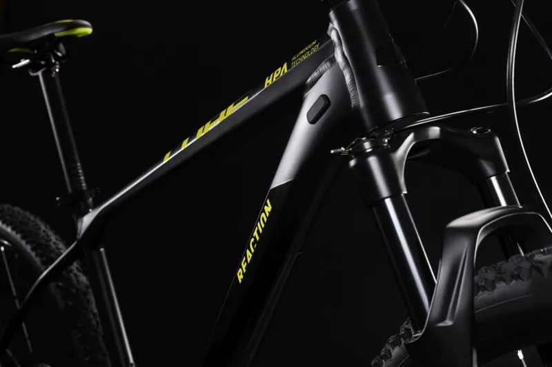 2019 Cube Reaction Race Mens Hardtail Mountain Bike - Black/Yellow-2