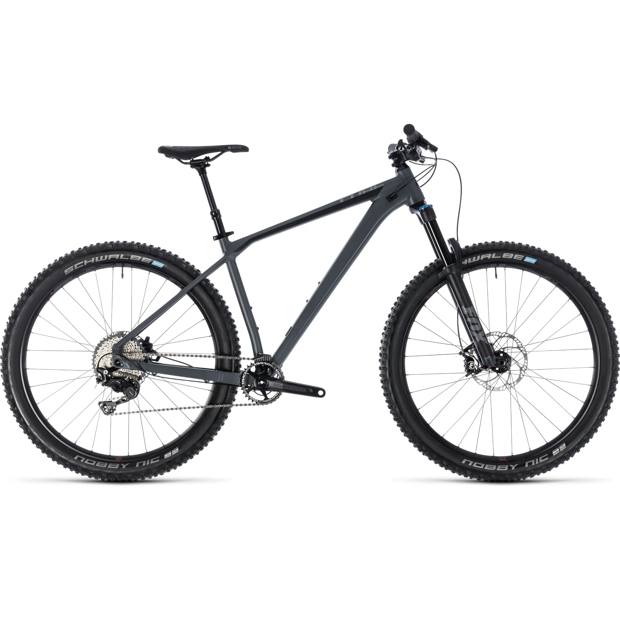 2018 Cube Reaction TM Mens Hardtail Mountain Bike Grey Black