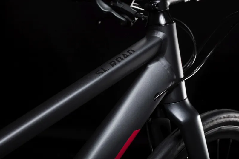 2019 Cube SL Road Pro Step-Through Road Bike - Iridium/Red-1