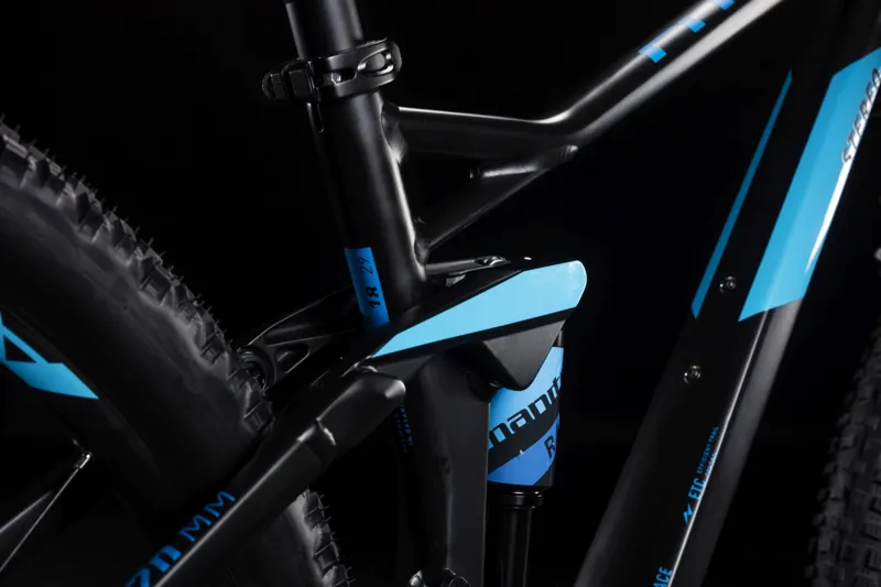 2019 Cube Stereo 120 Race 29 Mens Mountain Bike - Black/Blue-2