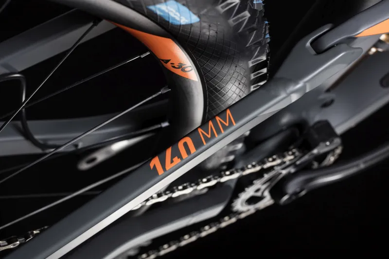 2019 Cube Stereo HPC TM Mens Mountain Bike - Grey/Orange-5