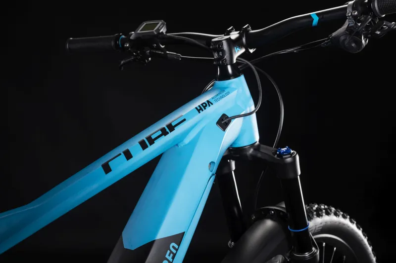 2019 Cube Stereo Hybrid 140 Pro 500 27.5 Mens Mountain Bike - Blue-2