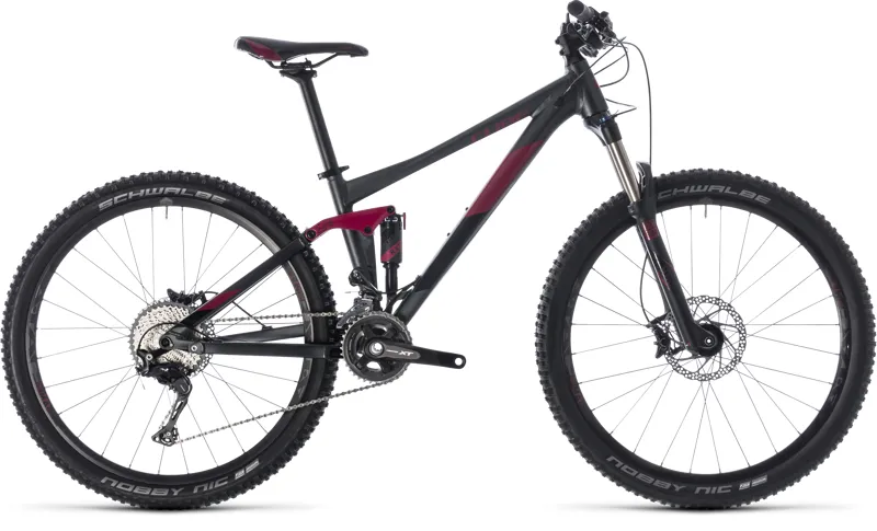 2018 Cube Sting WS 120 Pro Womens Mountain Bike - Iridium/Berry