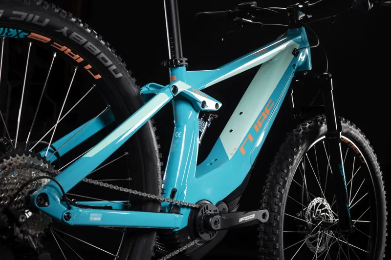 2019 Cube Sting Hybrid 120 Race 500 Womens Electric Bike - Turquoise-1