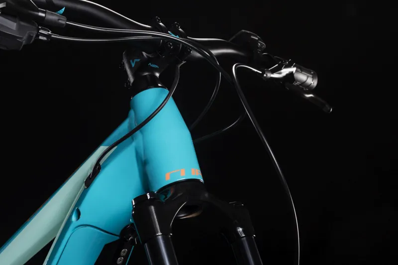 2019 Cube Sting Hybrid 120 Race 500 Womens Electric Bike - Turquoise-3