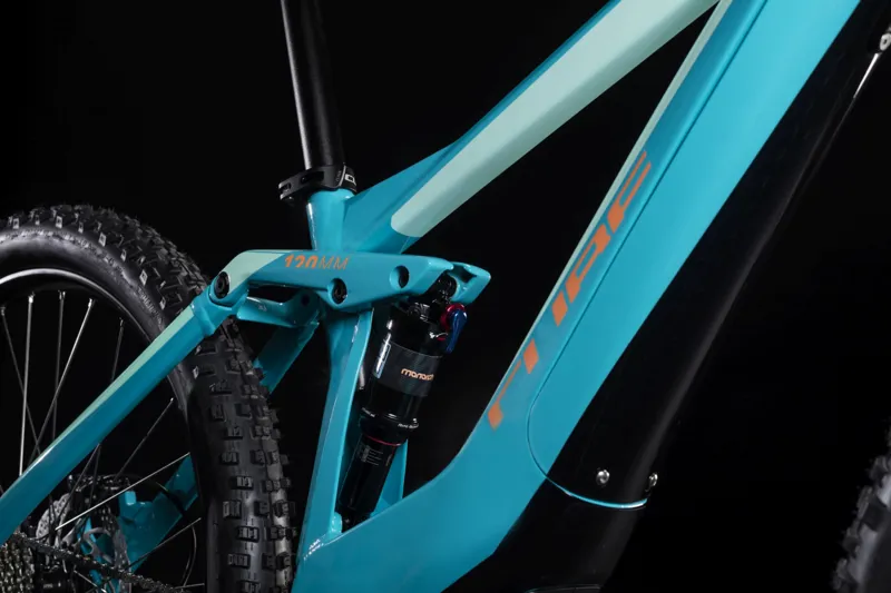 2019 Cube Sting Hybrid 120 Race 500 Womens Electric Bike - Turquoise-4