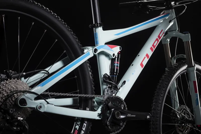 2019 Cube Sting Ws 120 Exc Womens Mountain Bike Light Blue/Coral