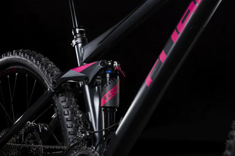 2019 Cube Sting Ws 120 Pro Womens Mountain Bike - Iridium/Berry-2