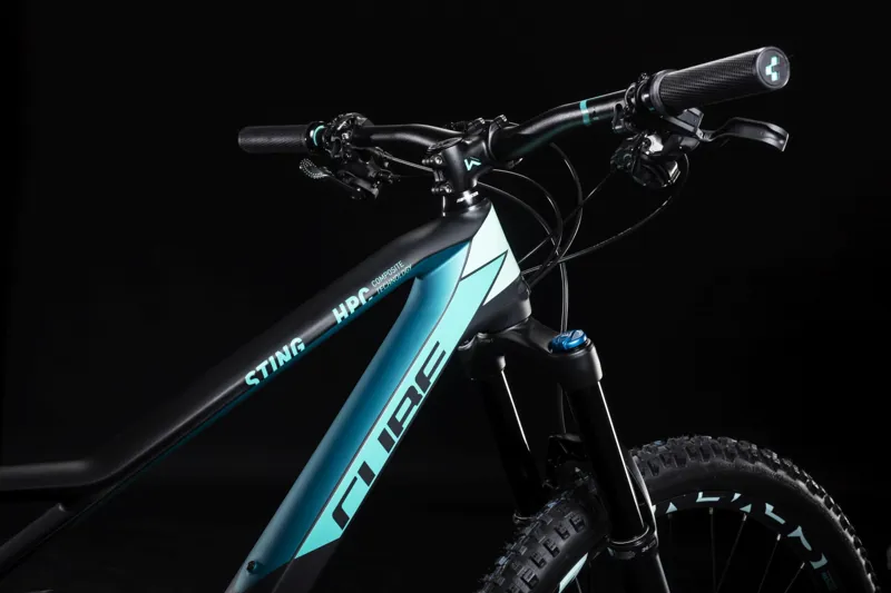 2019 Cube Sting Ws 140 HPC Race 27.5 Womens Mountain Bike - Carbon-1