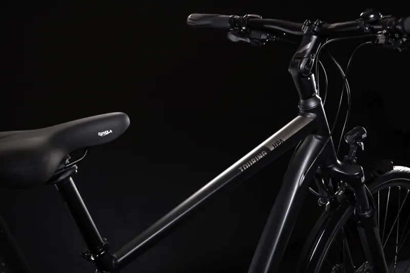 2019 Cube Touring Exc Easy Entry Hybrid Bike - Black/Brown-2