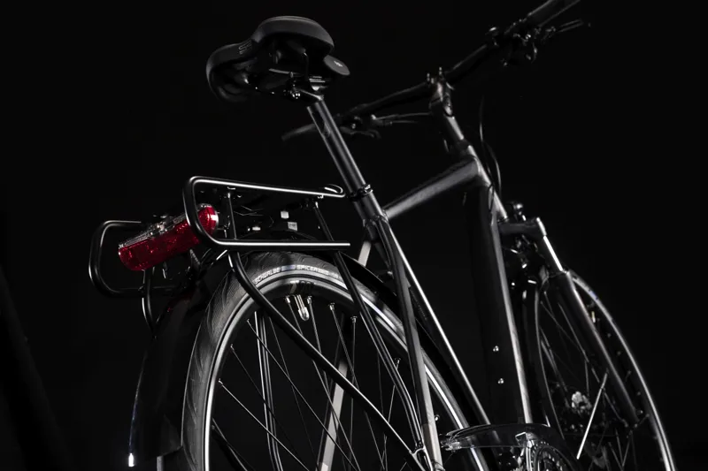 2019 Cube Touring Exc Easy Entry Hybrid Bike - Black/Brown-3