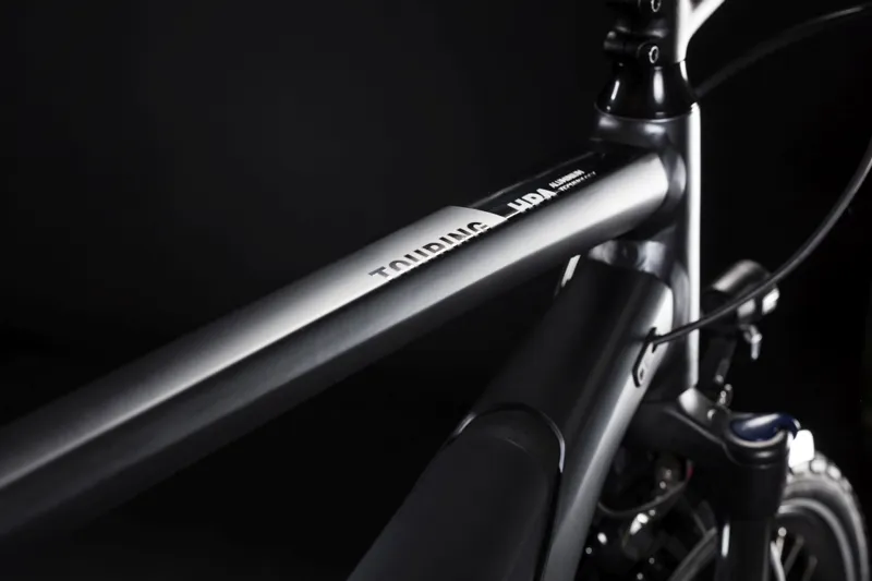 2019 Cube Touring Hybrid 400 Mens Electric Bike - Iridium/Black-2