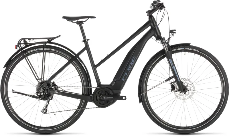 2019 Cube Touring Hybrid One 400 Step Through Electric Bike Black