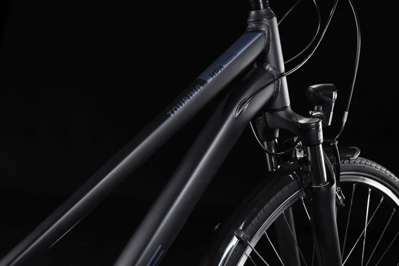 2019 Cube Touring Step-Through Hybrid Bike - Black/Blue-2