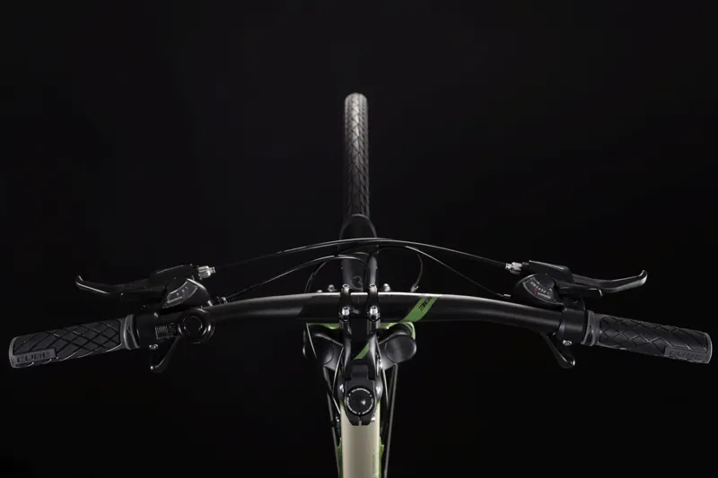 2019 Cube Touring Step-Through Hybrid Bike - Green/Silver-1