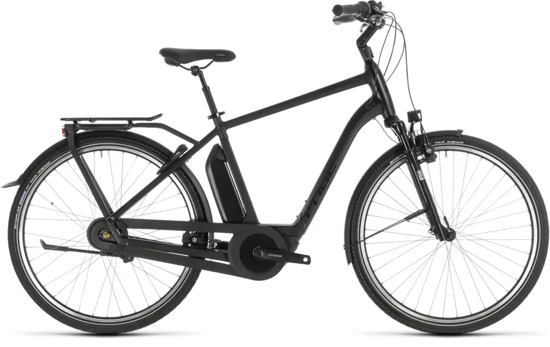 2019 Cube Town Hybrid Exc 500 Electric Bike - Black Edition