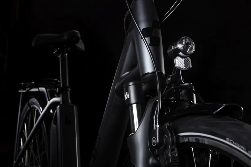 2019 Cube Town Hybrid Pro 500 Easy Entry Electric Bike - Iridium/Black-2