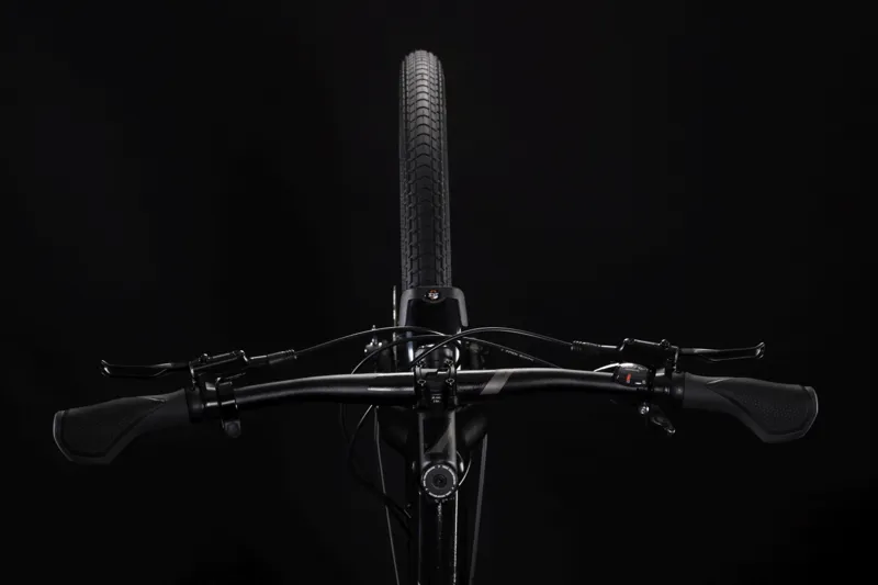 2019 Cube Travel Pro Step-Through Touring Hybrid Bike - Black/Brown-1