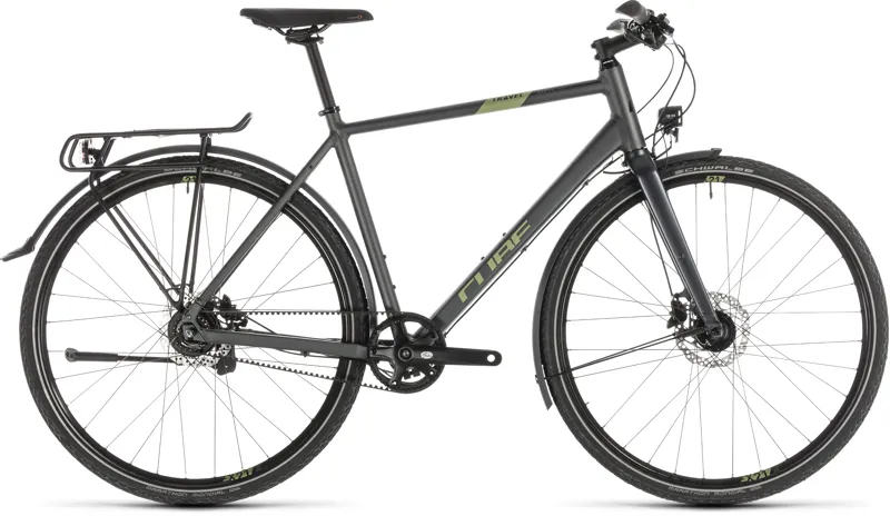 2019 Cube Travel SL Touring Hybrid Bike - Iridium/Green
